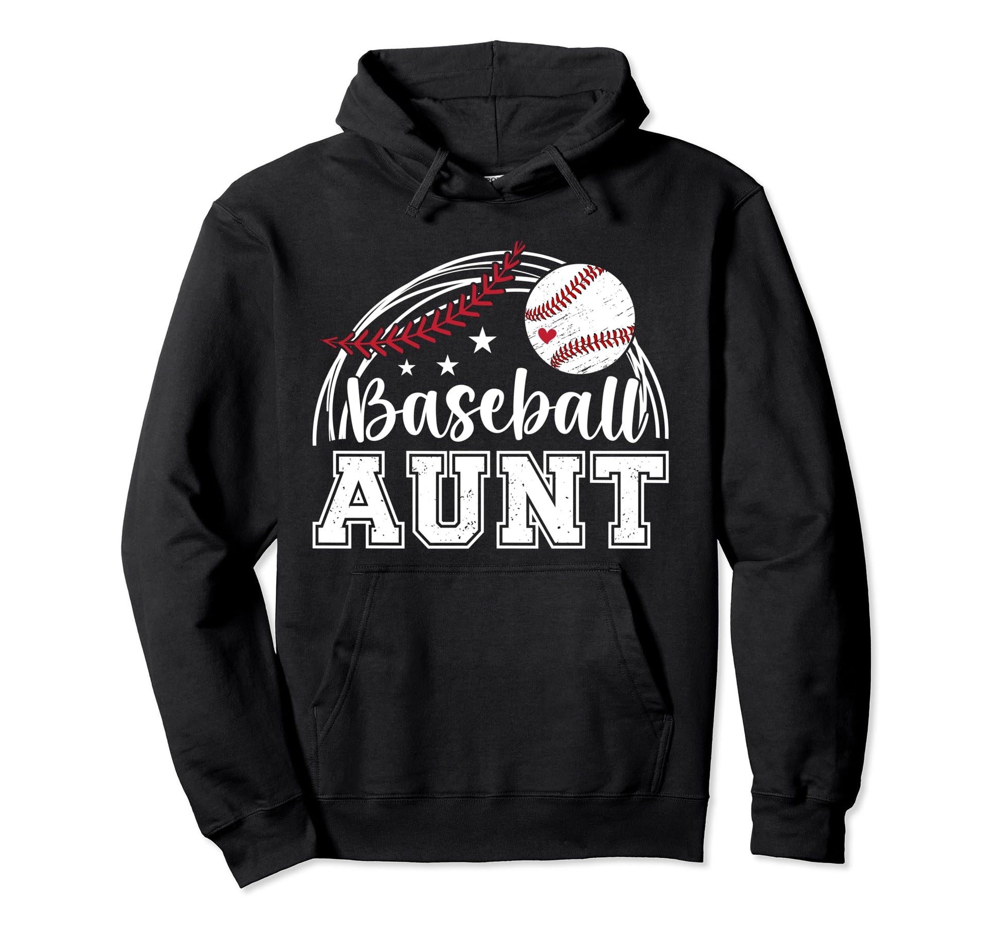 Baseball Aunt Proud Auntie Baseball Hoodie - Streetwear Style Men Women - T-Shirt, Sweatshirt, Hoodie