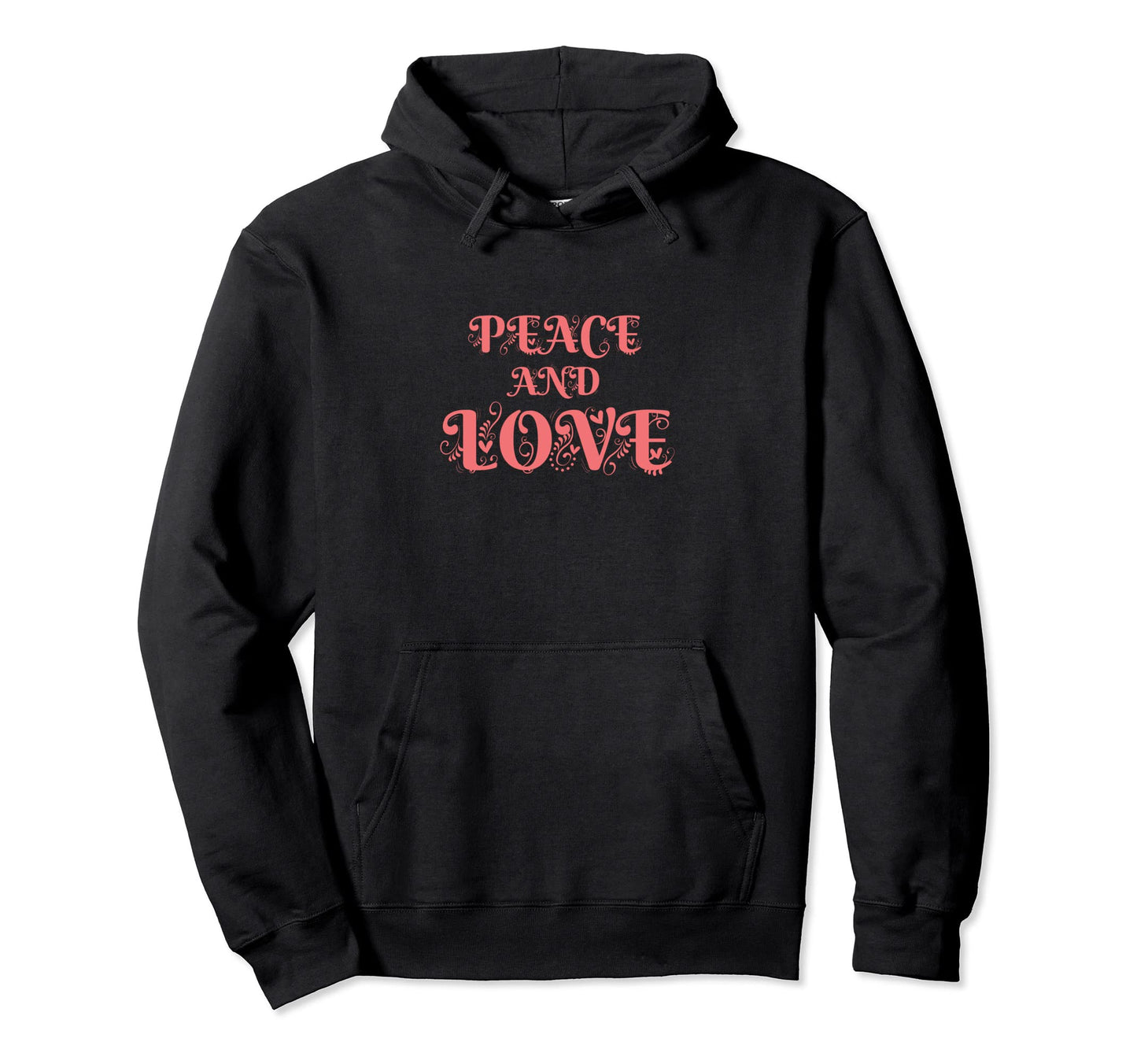 Make Peace Not War Colorful Peace Love Hoodie - Graphic Print for Adults - T-Shirt, Sweatshirt, Hoodie