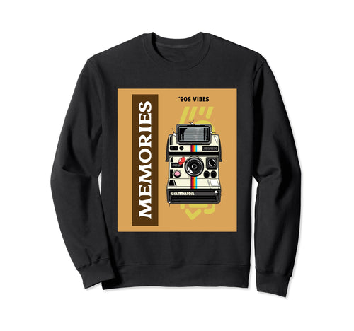 Memories Camera Photography Vibes Sweatshirt - Trendy Graphic Unisex - T-Shirt, Sweatshirt, Hoodie