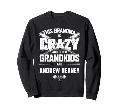 Grandma Crazy Andrew Heaney Texas Sweatshirt - Custom Art Print for Adults - T-Shirt, Sweatshirt, Hoodie
