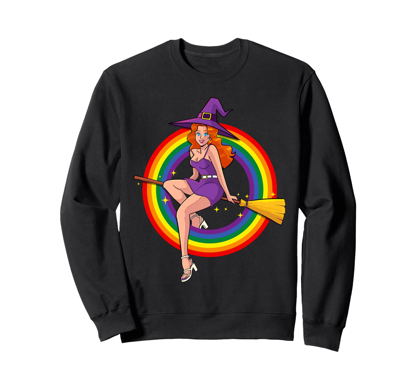 Funny Lgbtq Witchcraft Witch Sweatshirt - Novelty Apparel for Adults - T-Shirt, Sweatshirt, Hoodie