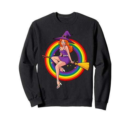 Funny Lgbtq Witchcraft Witch Sweatshirt - Novelty Apparel for Adults - T-Shirt, Sweatshirt, Hoodie