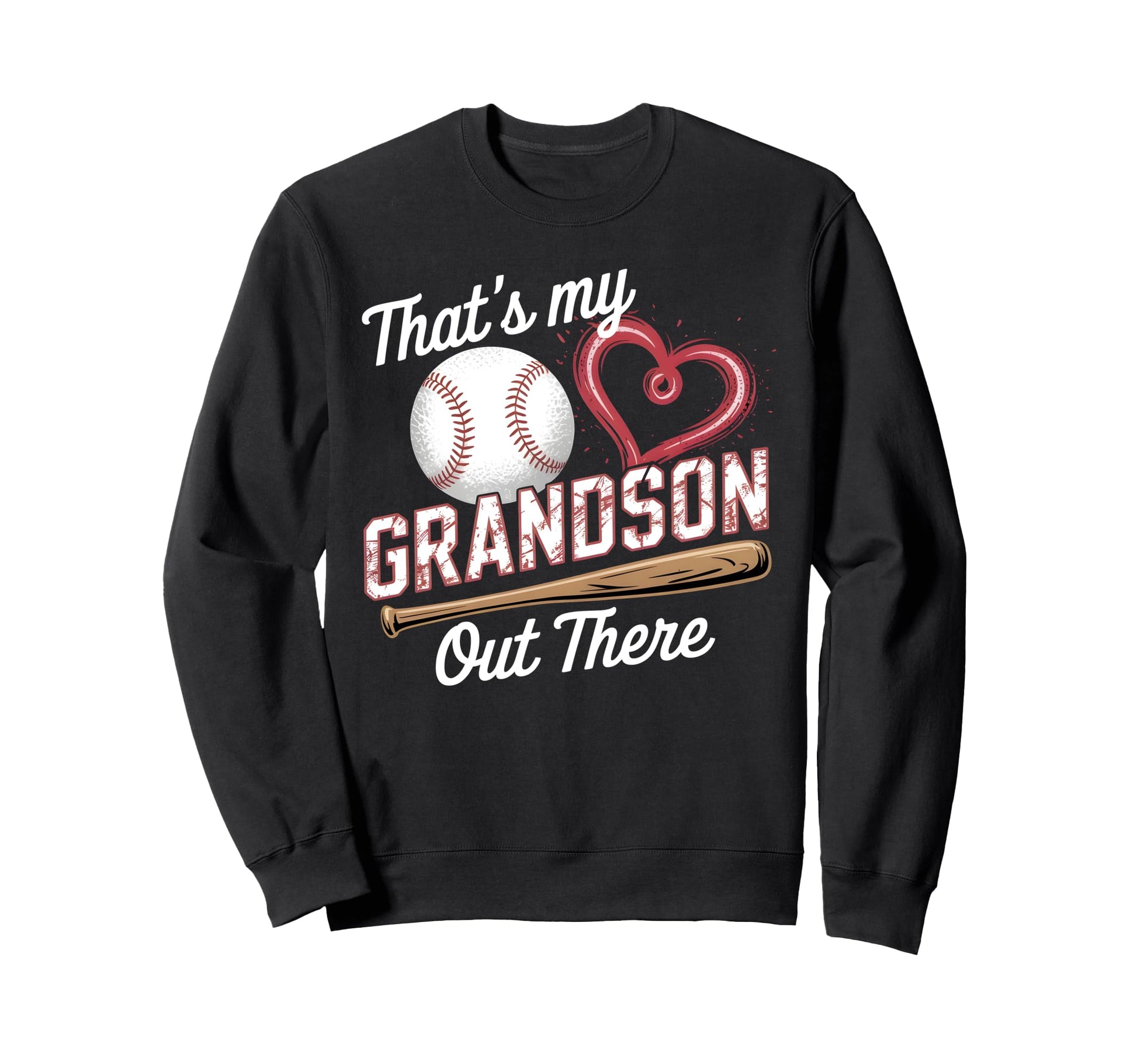 Thats My Grandson Baseball Grandma Sweatshirt - Streetwear Style Men Women - T-Shirt, Sweatshirt, Hoodie