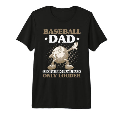 Fathers Day Baseball Dad Parent Tri T-Shirt - Streetwear Style Men Women - T-Shirt, Sweatshirt, Hoodie