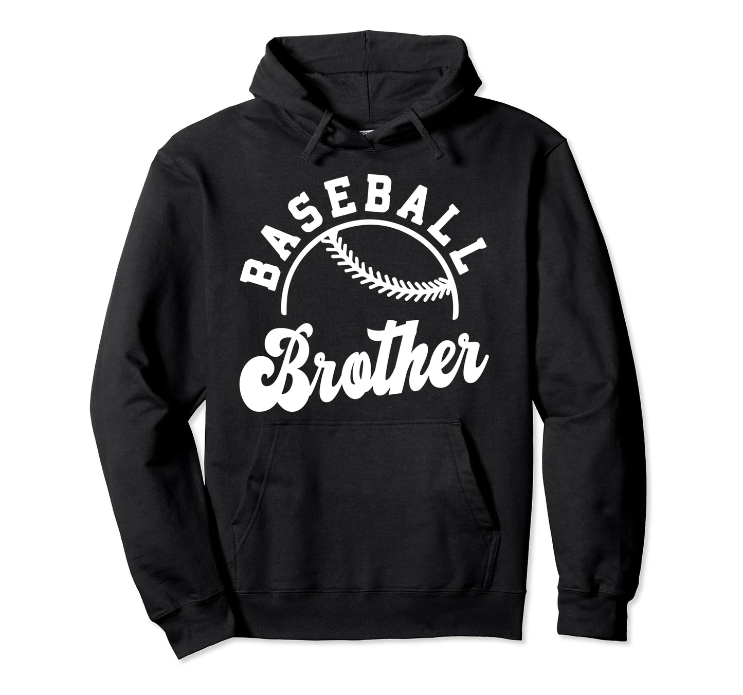 Baseball Brother Matching Baseball Team Hoodie - Unique Graphic Unisex - T-Shirt, Sweatshirt, Hoodie