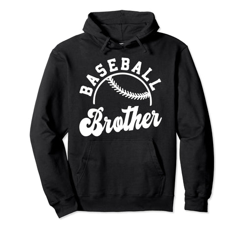 Baseball Brother Matching Baseball Team Hoodie - Unique Graphic Unisex - T-Shirt, Sweatshirt, Hoodie