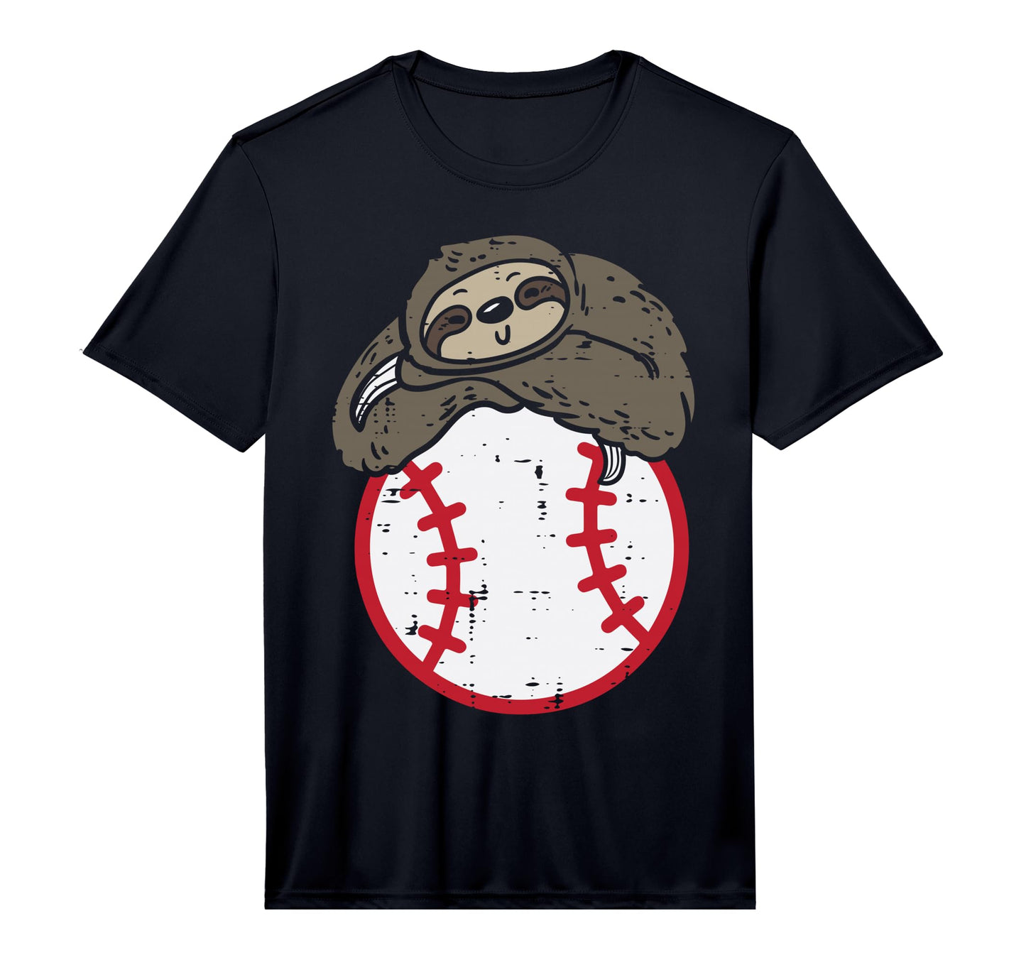 Sloth Baseball Sports Player Catcher T-Shirt - Fun Novelty Design Unisex - T-Shirt, Sweatshirt, Hoodie
