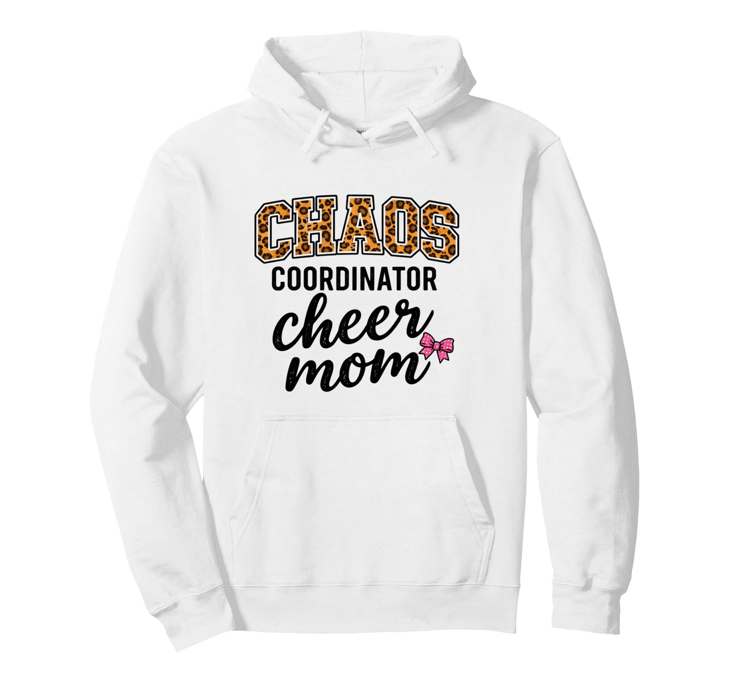 Chaos Coordinator Cheer Mom Funny Hoodie - Casual Everyday Wear for Adults - T-Shirt, Sweatshirt, Hoodie