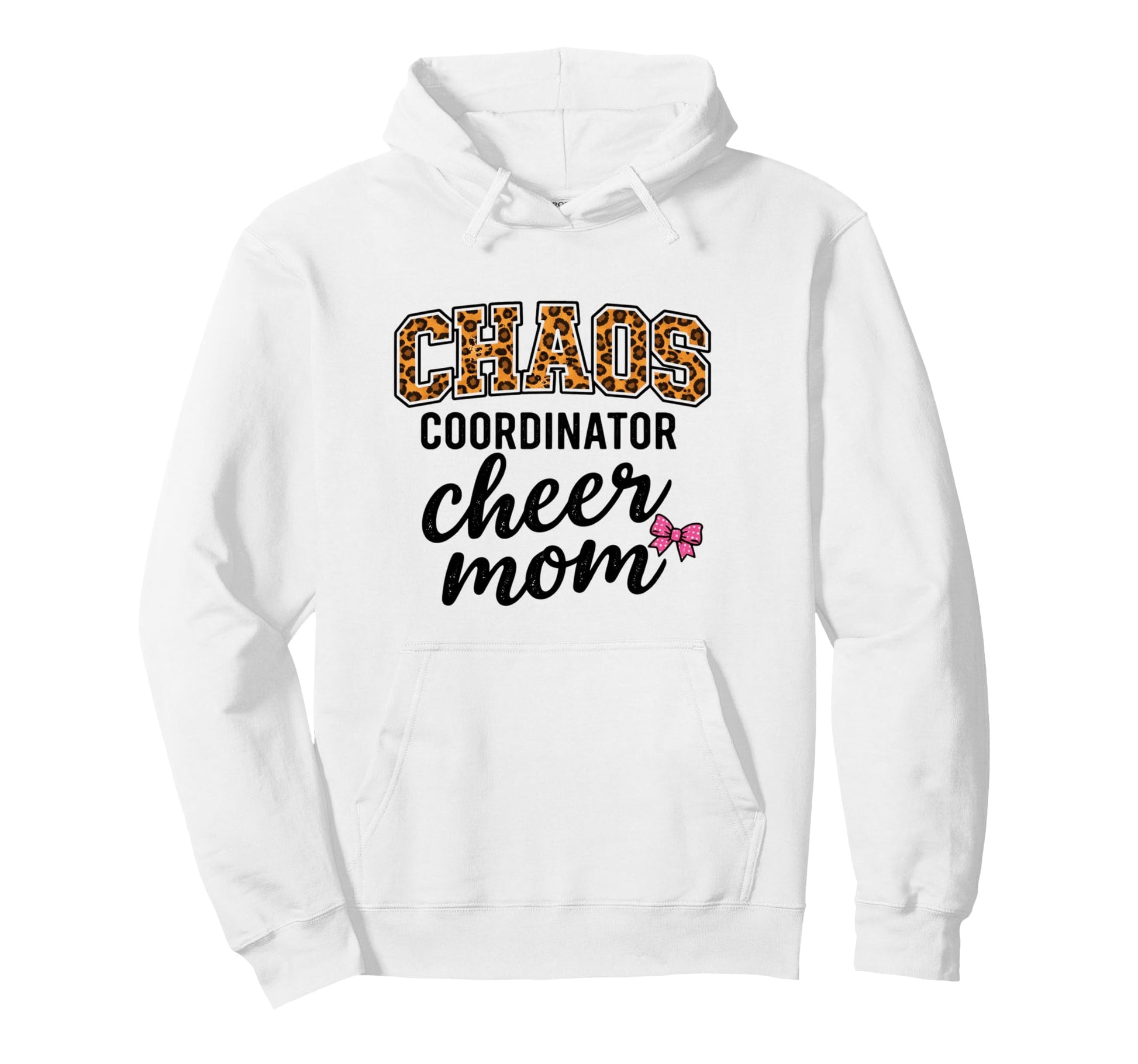 Chaos Coordinator Cheer Mom Funny Hoodie - Casual Everyday Wear for Adults - T-Shirt, Sweatshirt, Hoodie