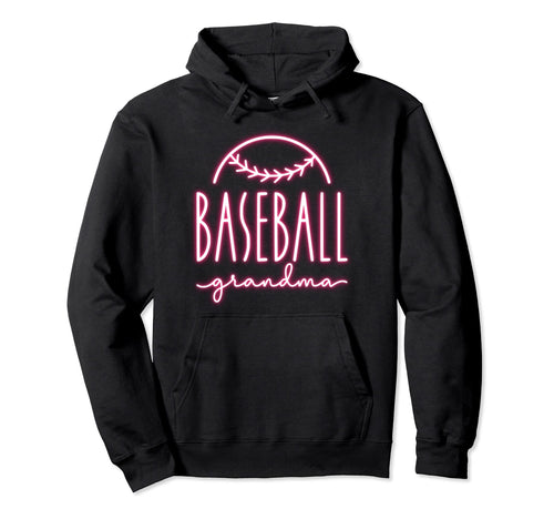 Baseball Grandma Baseball Grandmother Hoodie - Trendy Graphic Men Women - T-Shirt, Sweatshirt, Hoodie