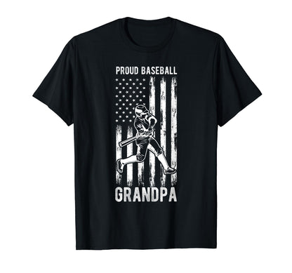 Proud Baseball Grandpa Family Team Coach T-Shirt - Trendy Graphic Unisex - T-Shirt, Sweatshirt, Hoodie