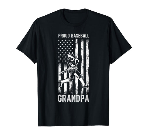 Proud Baseball Grandpa Family Team Coach T-Shirt - Trendy Graphic Unisex - T-Shirt, Sweatshirt, Hoodie
