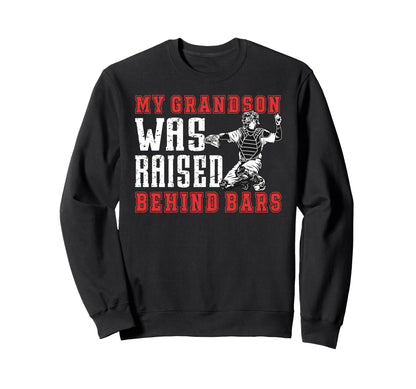 Baseball Catcher Grandpa Funny Sweatshirt - Unique Graphic for Adults - T-Shirt, Sweatshirt, Hoodie