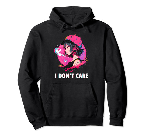 Aesthetic Vaporwave Sad Face Japanese Anime Hoodie - Trendy Graphic Unisex - T-Shirt, Sweatshirt, Hoodie