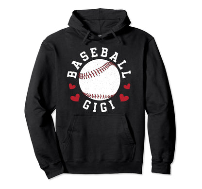Baseball Gigi Grandma Gigi Baseball Hoodie - Novelty Apparel Men Women - T-Shirt, Sweatshirt, Hoodie