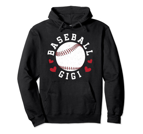 Baseball Gigi Grandma Gigi Baseball Hoodie - Novelty Apparel Men Women - T-Shirt, Sweatshirt, Hoodie
