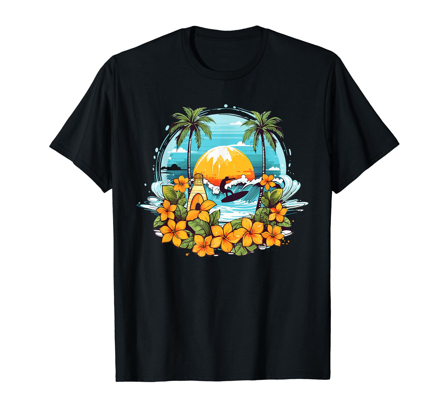 Surfer Surfer Surfing Beach Surf T-Shirt - Custom Art Print for Adults - T-Shirt, Sweatshirt, Hoodie