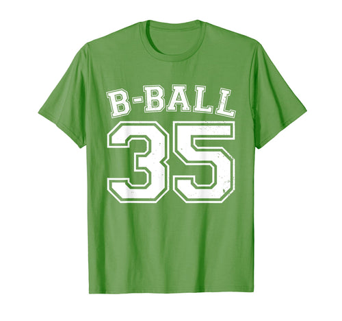B Ball Basketball Player Number 35 T-Shirt - Trendy Graphic for Adults - T-Shirt, Sweatshirt, Hoodie