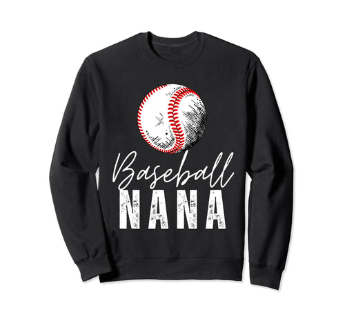 Baseball Nana Family Matching Sweatshirt - Casual Everyday Wear Men Women - T-Shirt, Sweatshirt, Hoodie