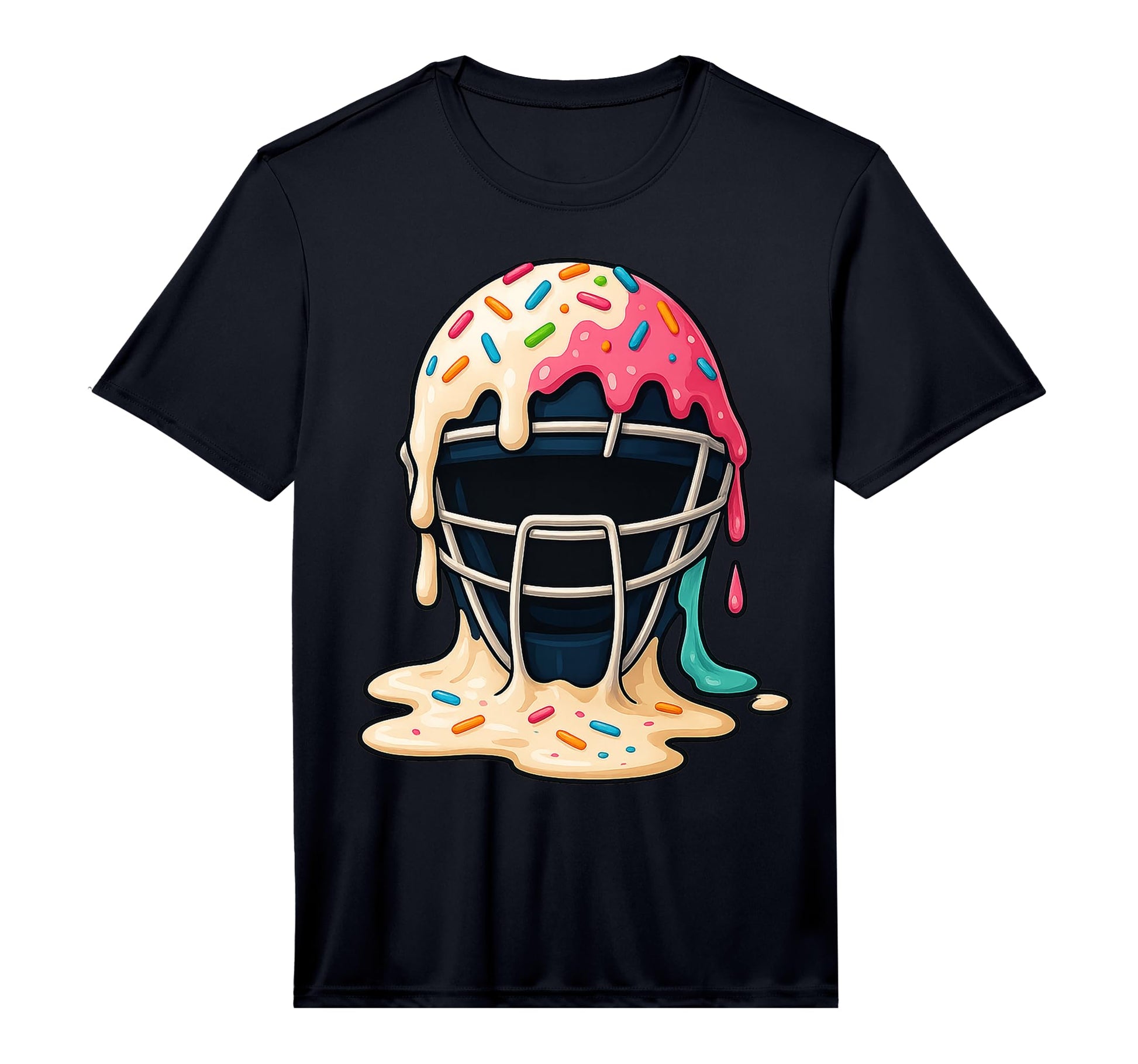Baseball Catcher Mask Ice Cream Funny T-Shirt - Unique Graphic Men Women - T-Shirt, Sweatshirt, Hoodie