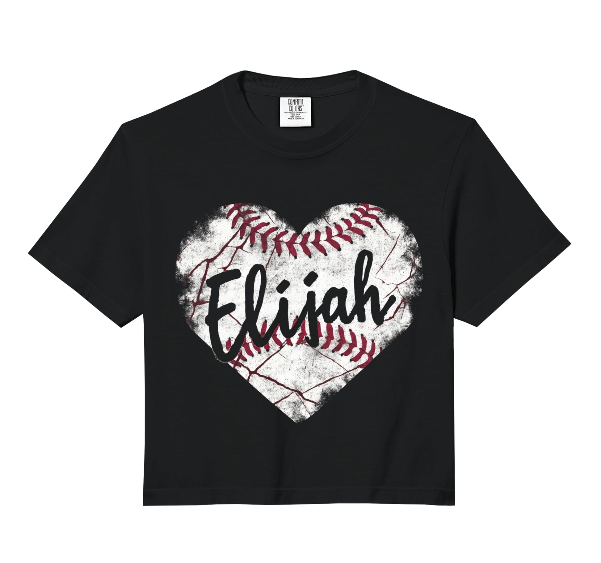 Elijah Baseball Personalized Name T-Shirt - Fun Novelty Design Men Women - T-Shirt, Sweatshirt, Hoodie