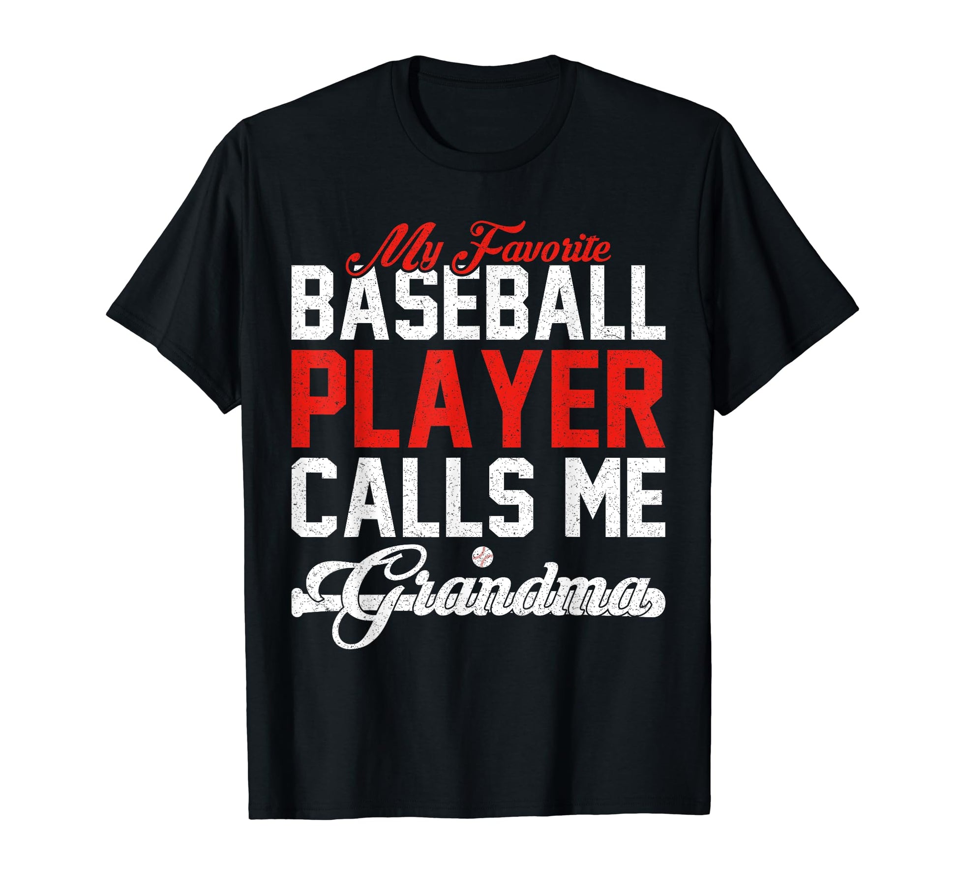 Grandparents My Favorite Baseball T-Shirt - Aesthetic Graphic for Adults - T-Shirt, Sweatshirt, Hoodie