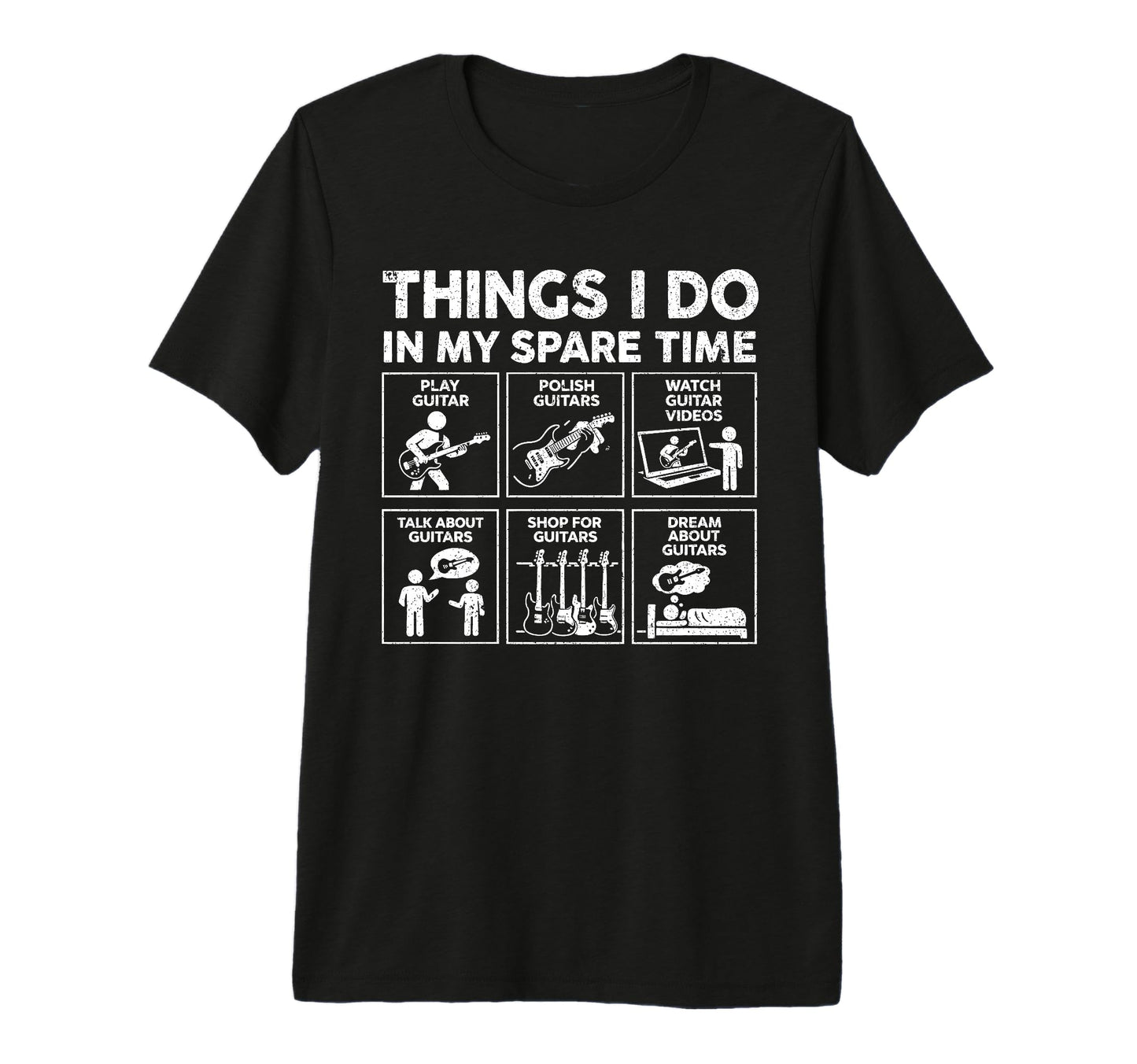 Things I Do My Spare Time Rock Music T-Shirt - Streetwear Style Unisex - T-Shirt, Sweatshirt, Hoodie