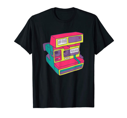 Totally Rad Camera 80S 90S Party T-Shirt - Unique Graphic Unisex - T-Shirt, Sweatshirt, Hoodie