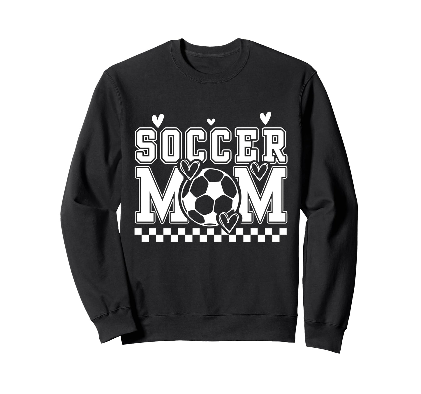 Soccer Mom Sports Game Day Football Sweatshirt - Trendy Graphic Unisex - T-Shirt, Sweatshirt, Hoodie