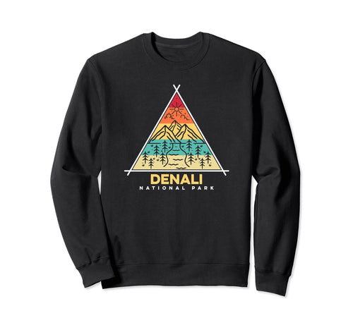Denali National Park Sweatshirt - Minimalist Print for Adults - T-Shirt, Sweatshirt, Hoodie