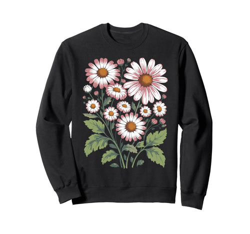 Wildflowers Flowers Pattern Summer Sweatshirt - Minimalist Print Men Women - T-Shirt, Sweatshirt, Hoodie