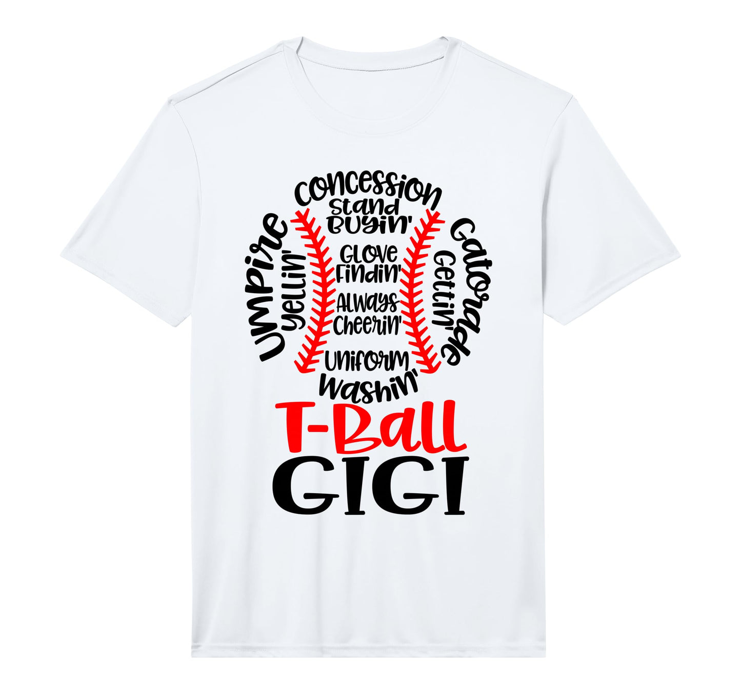 Mens Teeball Gigi Funny T Ball Game T-Shirt - Unique Graphic Unisex - T-Shirt, Sweatshirt, Hoodie