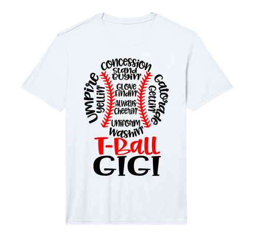 Mens Teeball Gigi Funny T Ball Game T-Shirt - Unique Graphic Unisex - T-Shirt, Sweatshirt, Hoodie