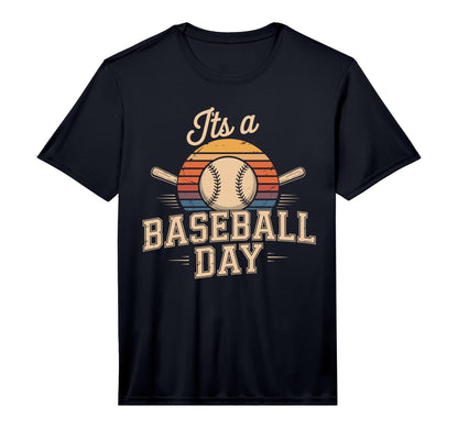 Mens Its Baseball Day Baseball T-Shirt - Aesthetic Graphic Men Women - T-Shirt, Sweatshirt, Hoodie