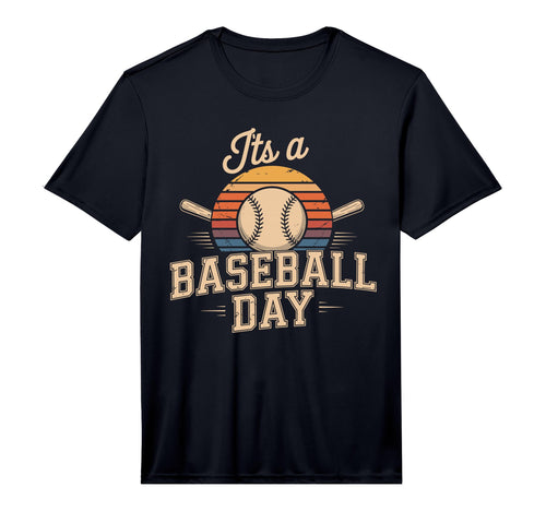 Mens Its Baseball Day Baseball T-Shirt - Aesthetic Graphic Men Women - T-Shirt, Sweatshirt, Hoodie