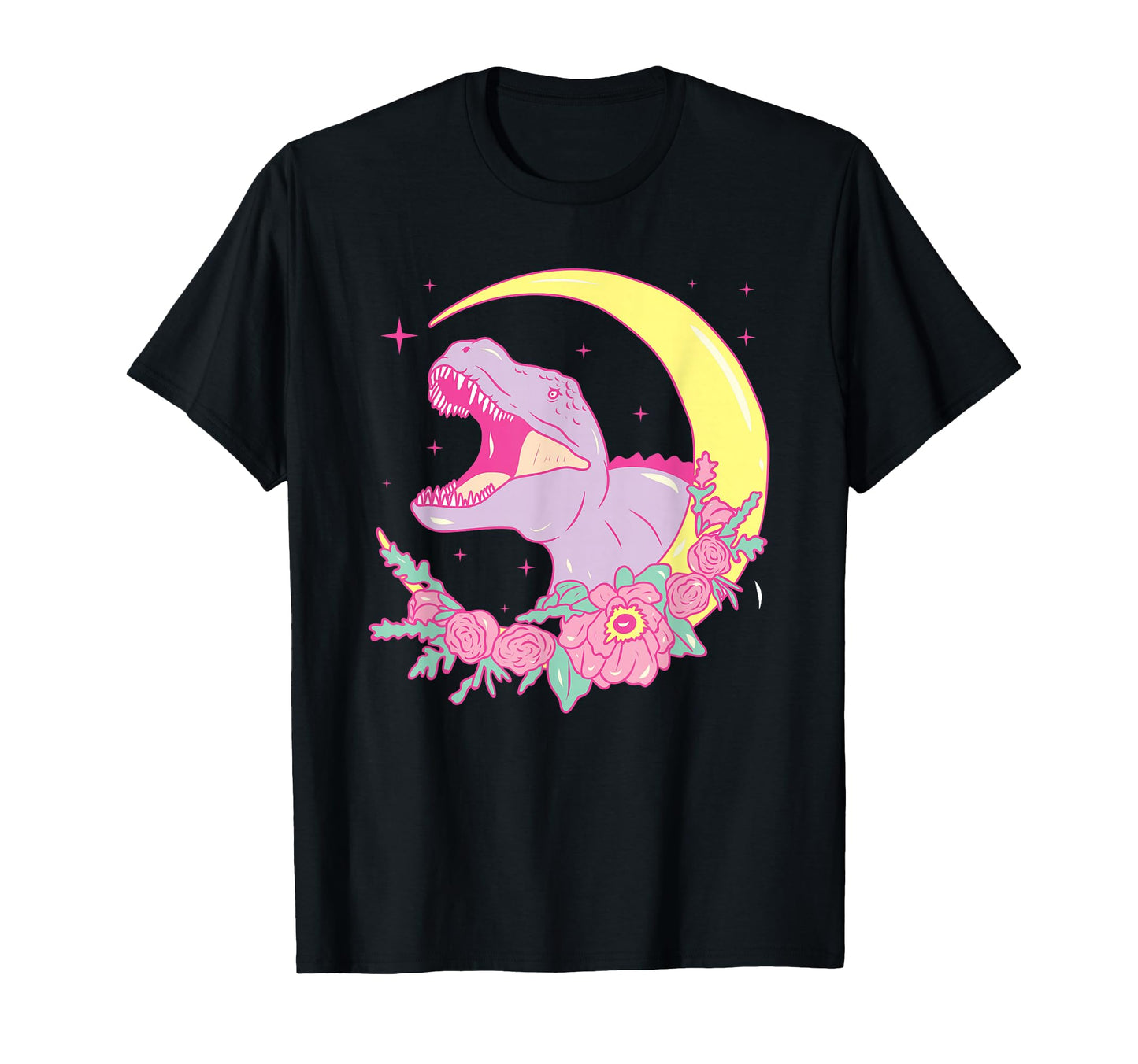 Pastel Goth Dinosaur T Rex Vaporwave T-Shirt - Custom Art Print for Adults - T-Shirt, Sweatshirt, Hoodie