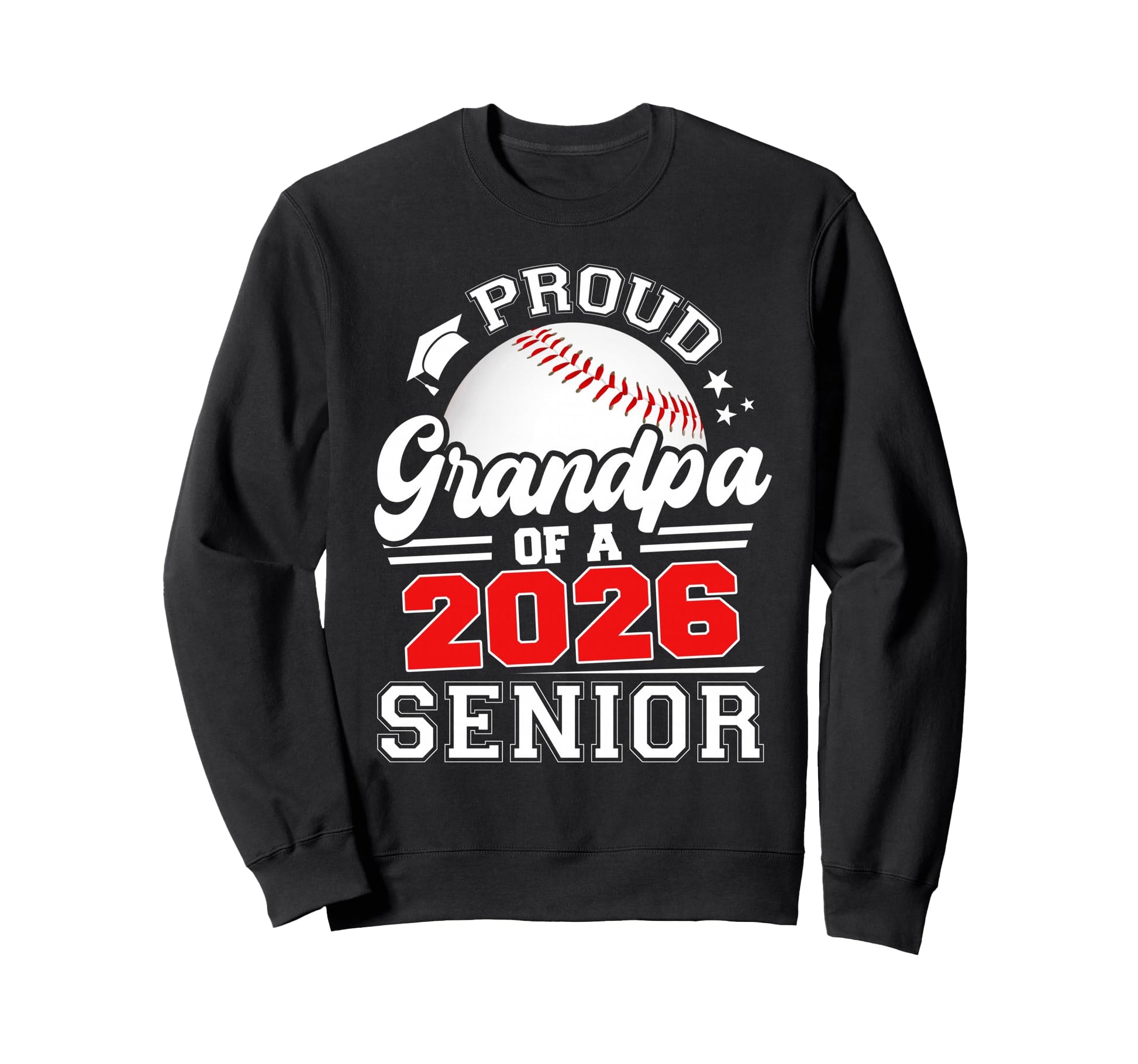 Proud Grandpa 2026 Senior Graduation Sweatshirt - Custom Art Print Unisex - T-Shirt, Sweatshirt, Hoodie