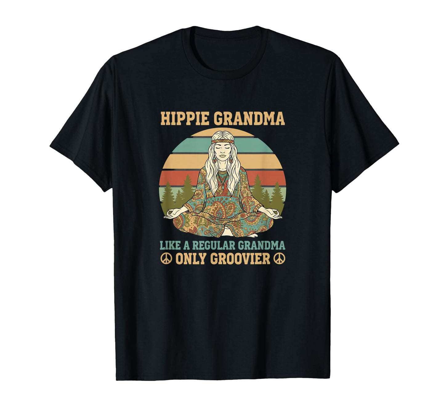 Grandparent Hippie Grandma Boho T-Shirt - Graphic Print Men Women - T-Shirt, Sweatshirt, Hoodie