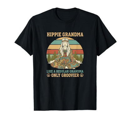 Grandparent Hippie Grandma Boho T-Shirt - Graphic Print Men Women - T-Shirt, Sweatshirt, Hoodie