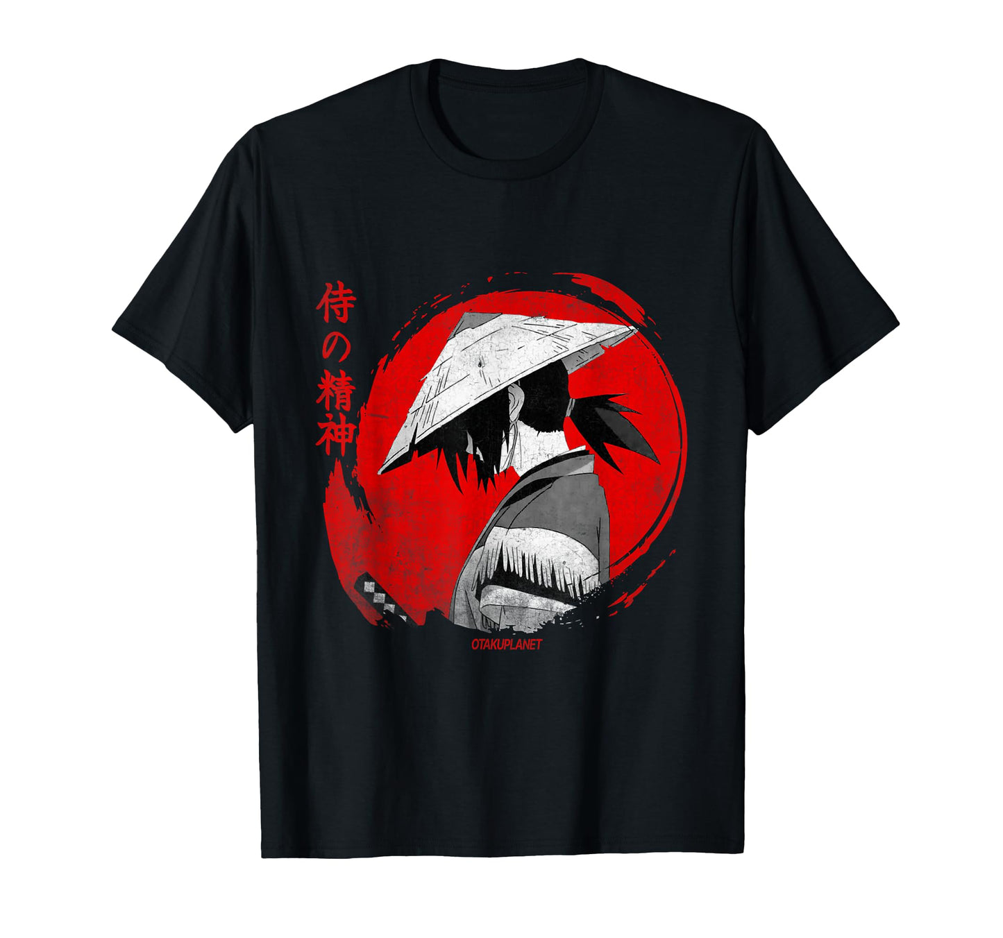 Japanese Anime Samurai Aesthetic T-Shirt - Aesthetic Graphic for Adults - T-Shirt, Sweatshirt, Hoodie
