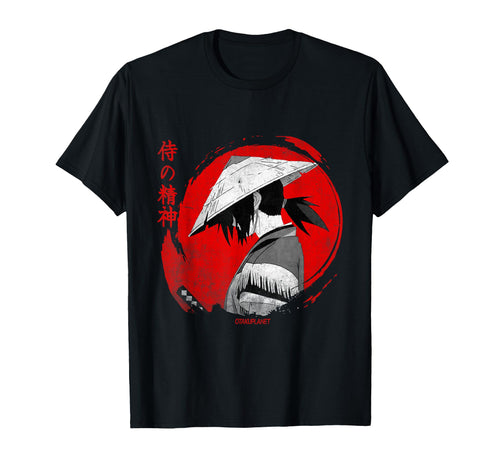 Japanese Anime Samurai Aesthetic T-Shirt - Aesthetic Graphic for Adults - T-Shirt, Sweatshirt, Hoodie