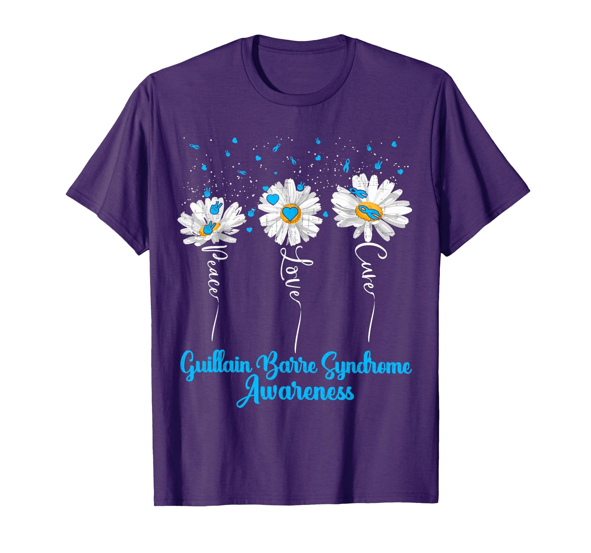 Peace Love Cure Guillain Barre T-Shirt - Streetwear Style for Adults - T-Shirt, Sweatshirt, Hoodie
