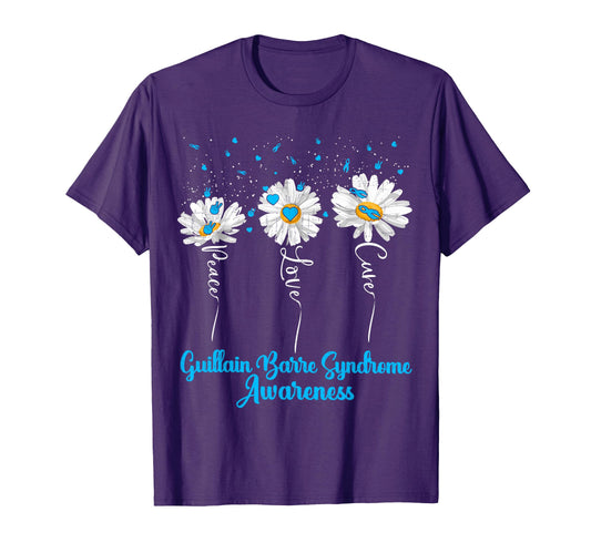 Peace Love Cure Guillain Barre T-Shirt - Streetwear Style for Adults - T-Shirt, Sweatshirt, Hoodie