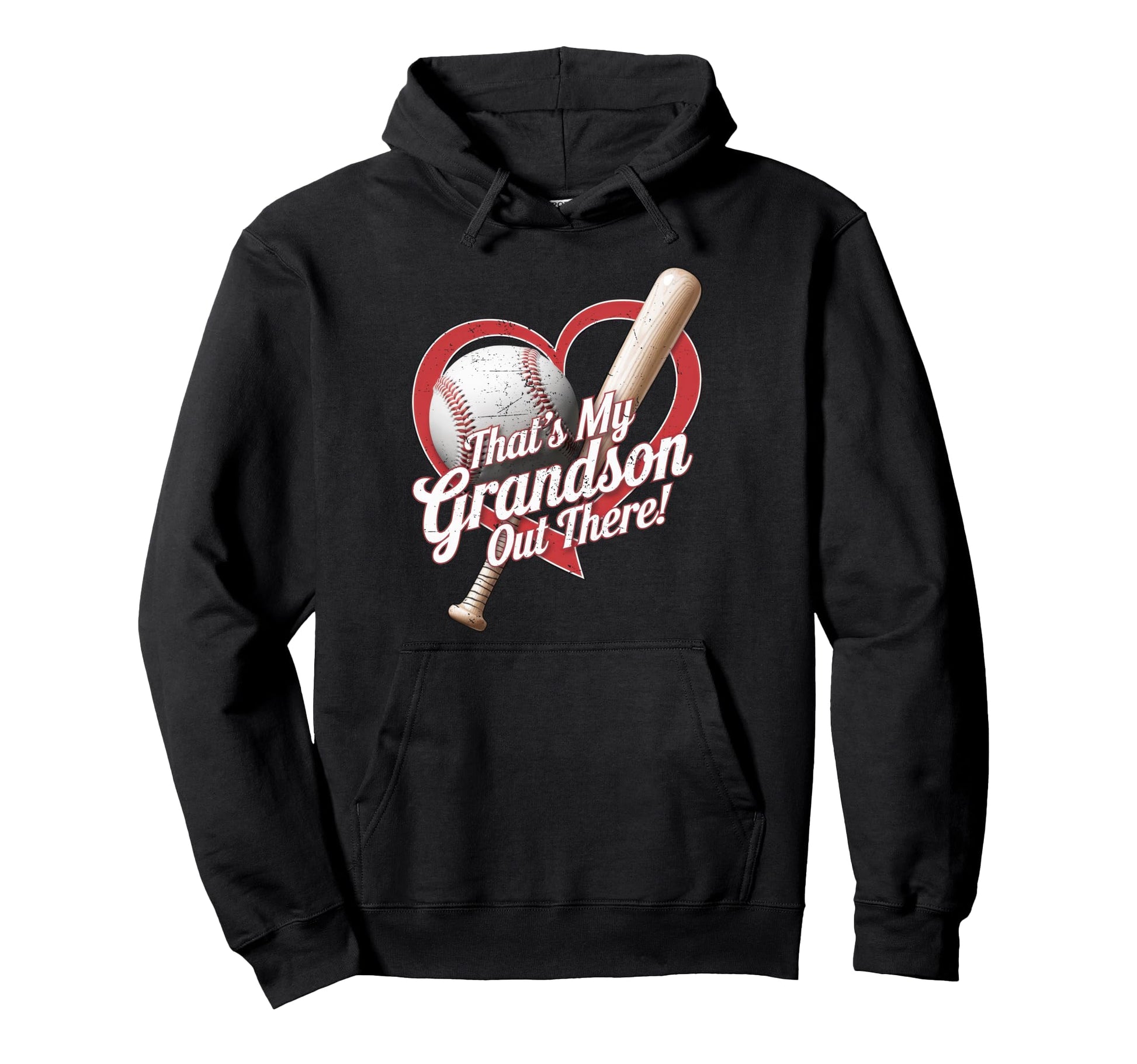 Thats My Grandson Out There Baseball Hoodie - Aesthetic Graphic Men Women - T-Shirt, Sweatshirt, Hoodie