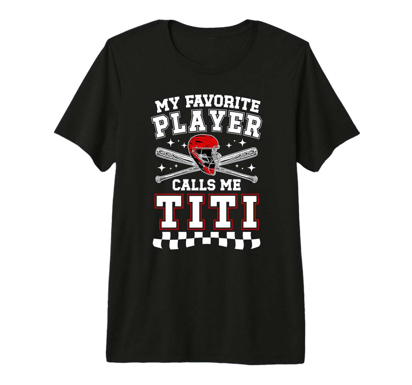Proud Baseball Titi Baseball Player Titi T-Shirt - Custom Art Print Unisex - T-Shirt, Sweatshirt, Hoodie