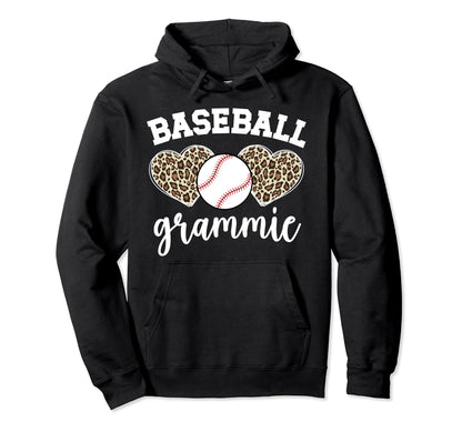 Baseball Grammie Hearts Grammie Hoodie - Custom Art Print for Adults - T-Shirt, Sweatshirt, Hoodie