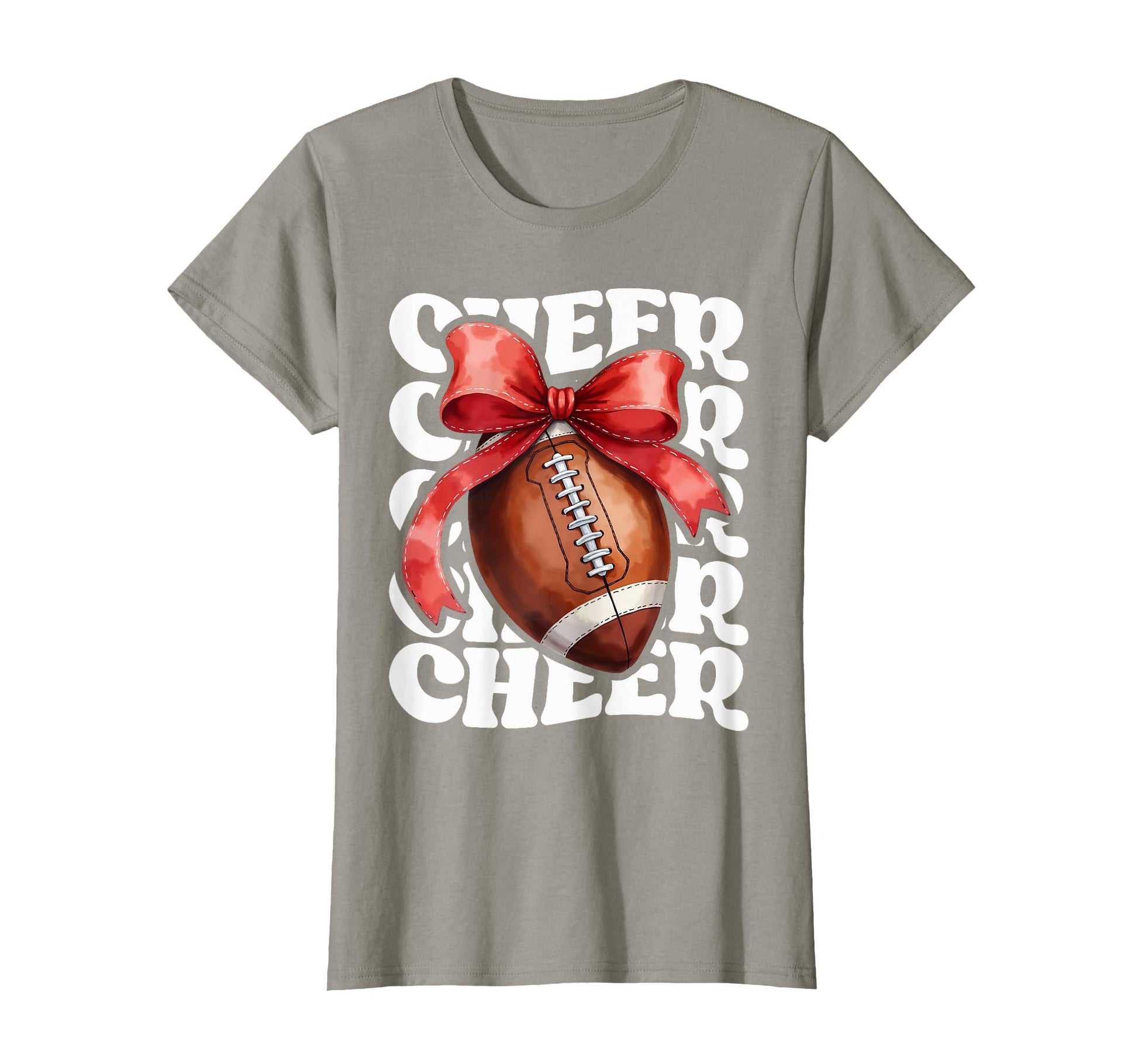 Game Day Red Cheerleader Mom T-Shirt - Custom Art Print Men Women - T-Shirt, Sweatshirt, Hoodie