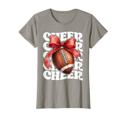 Game Day Red Cheerleader Mom T-Shirt - Custom Art Print Men Women - T-Shirt, Sweatshirt, Hoodie