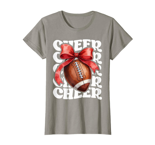Game Day Red Cheerleader Mom T-Shirt - Custom Art Print Men Women - T-Shirt, Sweatshirt, Hoodie