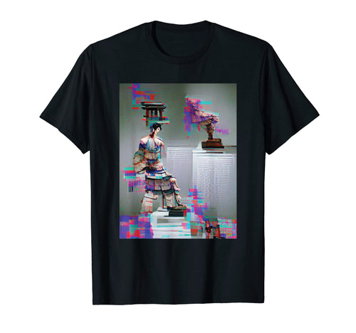 Greek Statue Aesthetic Vaporwave Glitch T-Shirt - Trendy Graphic Men Women - T-Shirt, Sweatshirt, Hoodie